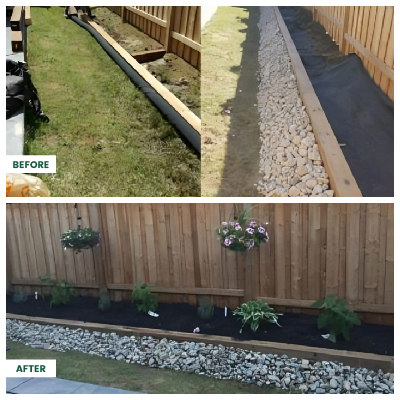 Garden Landscaping Before/After