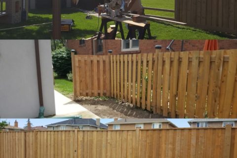 Deck and Fencing Before/After